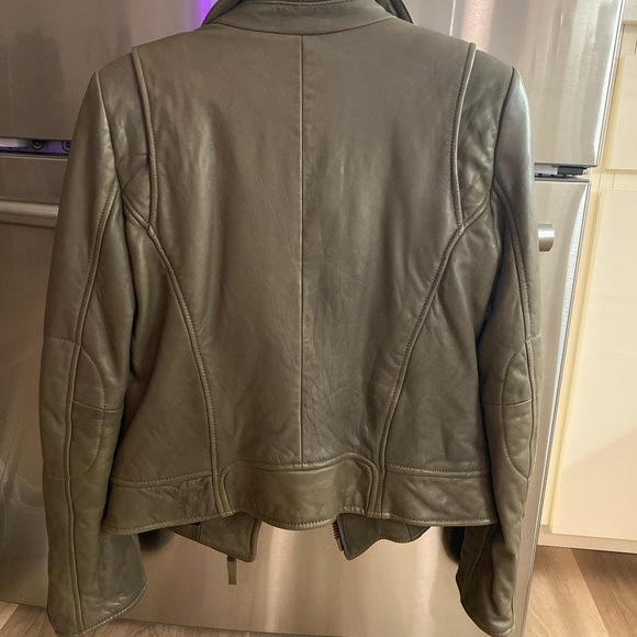 Ann Taylor Loft Leather jacket - Picture 2 of 4